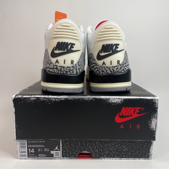 Nike Air Jordan 3 Retro Reimagined “White Cement” 2023 - Picture 4 of 4